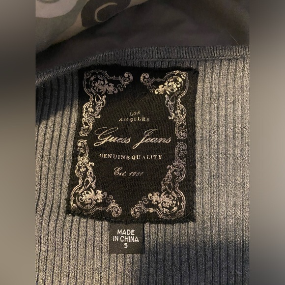 Guess small Gray Poncho With Pockets - Picture 6 of 7